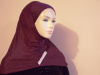 Shiny Stretchy lycara hijab 13